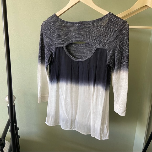 LANGUAGE BLOUSE, Size XS - Picture 3 of 6